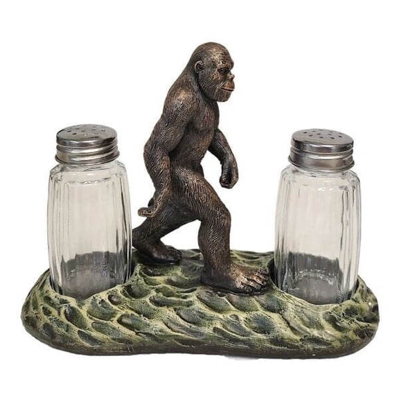 BIGFOOT Walking Sasquatch Salt & Pepper Shaker Set, by DeLeon Collections