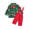 thumbnail image 3 of Camisa de disfraz de Navidad con pajarita CUTICAT Trajes navideños para niños Manga larga M, 3 of 8