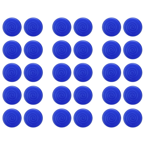 Uxcell 15 Pairs Glasses Ear Grip 13.7mm Anti Slip Eyeglass Grip Doubel Holes Dark Blue