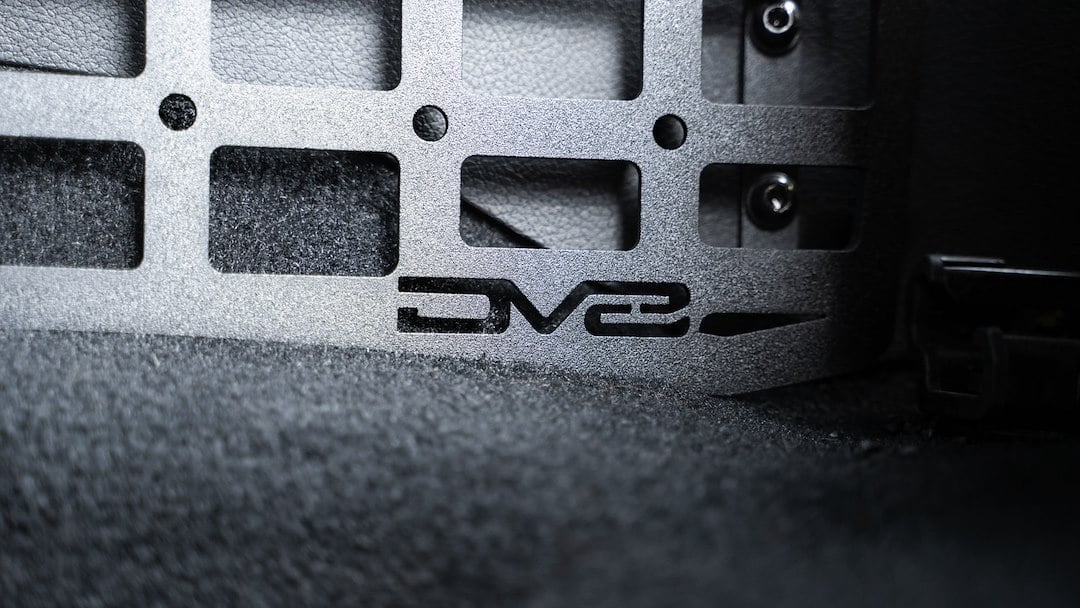 Center Console Molle Panels for 2018-2024 Jeep Wrangler & 2020-2024 Jeep Gladiator | Mount for Pouches, Med-Kits, Tools, Holsters & Other Accessories | Automatic & Manual Transmissions | DV8 Offroad