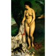 thumbnail image 3 of Renoir, Pierre-Auguste 12x18 Black Modern Framed Museum Art Print Titled - Bather With Griffon, 3 of 5
