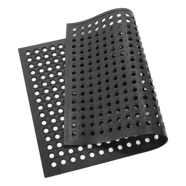 NonSlip Mat Kitchen Floor Mat AntiFatigue 35" Drainage Rubber Mat for