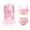Pink-Purple, variant on Girls Swimsuits 3PCs Mermaid Bikini Set Fish Tail Skirt Ruffled Bathing Suit Cosplay Swimwear for Kids Sizes 3-8