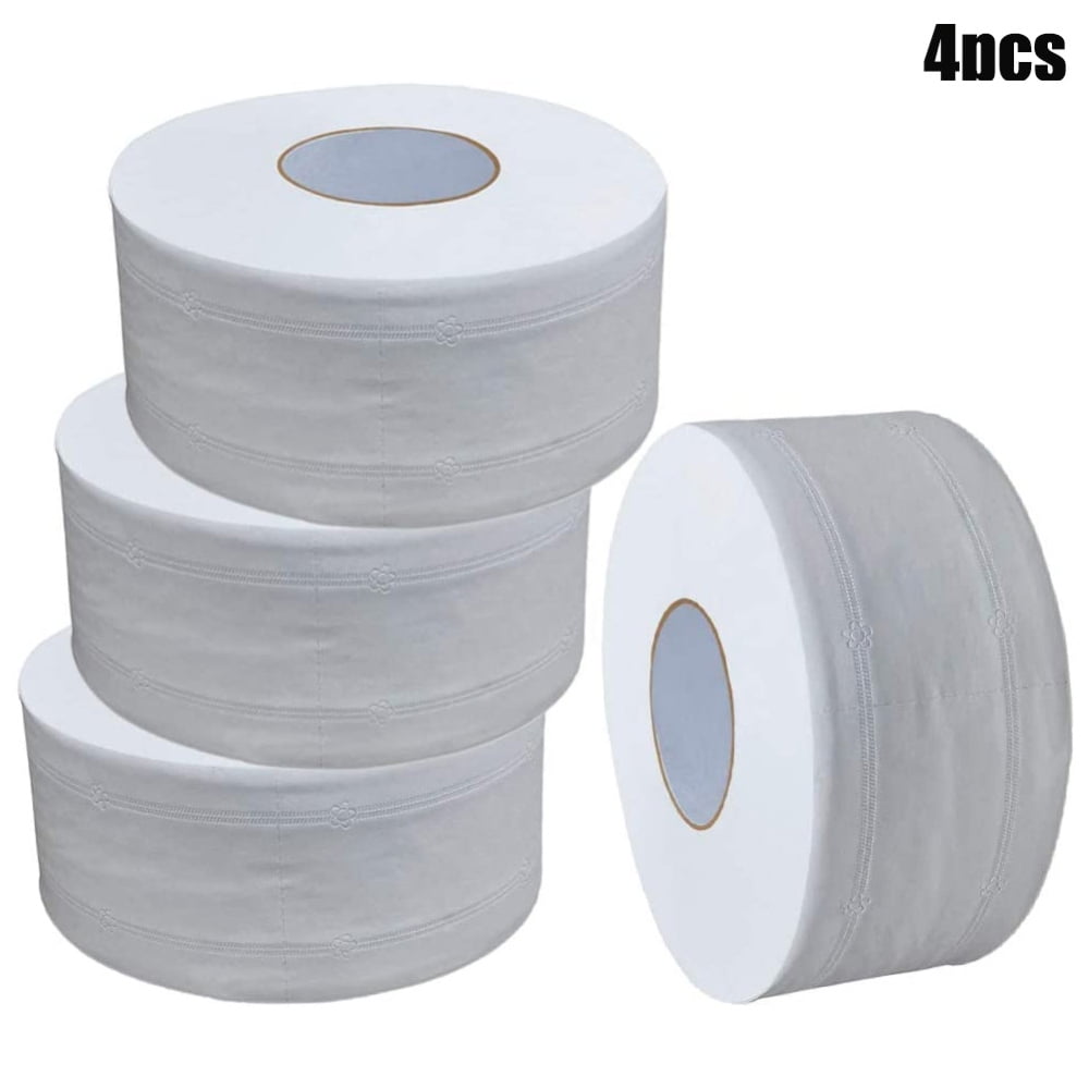 CKCL 4 Roll Large Toilet Paper Roll Bathroom Bath Home Hotel Paper