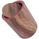 thumbnail image 5 of Bote de basura de grano de madera con tapa abatible Bote de basura redondo Contenedor de basura Cestas de papel de basura Titular Cesto de lavandería para sala de estar Cocina, 5 of 5