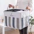 thumbnail image 2 of 45L s with Handle Waterproof White Oxford Fabric Washing for Bedroom Rectangular Thick Storage s, 2 of 7