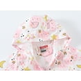thumbnail image 2 of Toddler Jacket with Hooded Cartoon Lightweight Baby Girls Boys Spring Windbreaker Outerwear for Kids 3-4T, 2 of 9