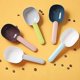 thumbnail image 3 of Pet Food Scoop & Clip (White/Light Blue) 50g, Dog, Cat Measuring Plastic Scoop, Dog Small Hamster Rabbit Feed, Grey/White, 3 of 4