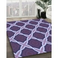 thumbnail image 3 of Ahgly Company Machine Washable Indoor Rectangle Transitional Purple Jam Purple Area Rugs, 2' x 4', 3 of 7