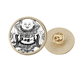 thumbnail image 1 of La cultura china dinastia Qing dibujo de linea Broche de oro metálico circular, 1 of 3