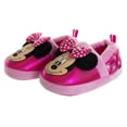 thumbnail image 2 of Disney Minnie Mouse Dual Sizes Girls Casual Slippers (Toddler/Little Kids) - Flower/Pink, 9-10, 2 of 8