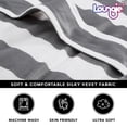 thumbnail image 2 of Loungie Grey Bean Bag Covers - Microfiber | Storage | Stuffed Animal 32"x32", 2 of 8
