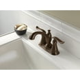 thumbnail image 3 of Delta Linden Two Handle Centerset Bathroom Faucet with Metal Drain Assembly in Venetian Bronze 2594-RBMPU-DST, 3 of 5