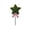 Stake Hollow Single Star, variant on July of 4 Star-Shaped Artificial Topiary Plants, Patriotic Topiary Trees Potted for Outdoor Decor, Garden Green Landscape Decorations for Independence Day Memorial Day
