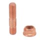 thumbnail image 3 of 43mm Turbo Stud Nut Kit M10x1.5 Steel Alloy High Strength Rustproof for T3 T4 T5 T6 Turbocharger, 3 of 5