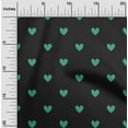 thumbnail image 2 of oneOone Polyester Lycra Black Fabric Hearts Diy Clothing Quilting Fabric Print Fabric By Yard 56 Inch Wide, 2 of 6
