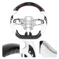 thumbnail image 4 of Car Steering Wheel, Carbon Fiber Racing Steering Wheel Flat Bottom  for Upgrade Replacement for   2018-2021, 4 of 7