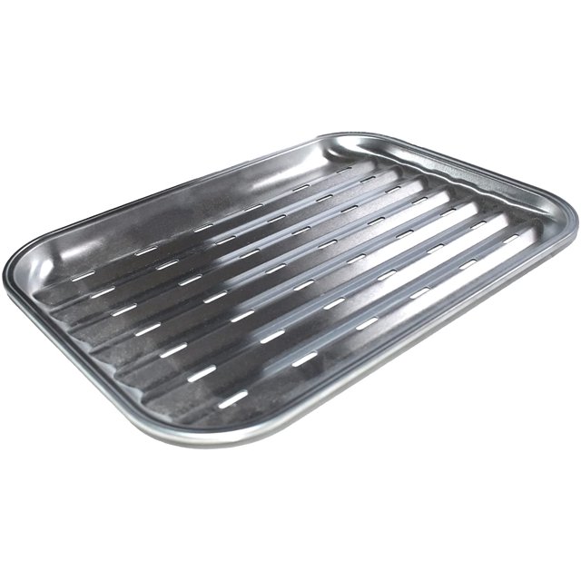 Garden Pl220 Plato Inox Antillama 34X24 Cm, Accesorio Barbacoa Y Cocina Exterior Ormromra WMJ-0457