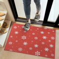 thumbnail image 2 of Red Christmas Snowflake Pattern Door Rugs,Washable Non Slip Door Mats Indoor,Decorative Door Mats,Entry Mat Indoor for Entrance,Bedroom,Kitchen,Bathroom,20"x32", 2 of 6