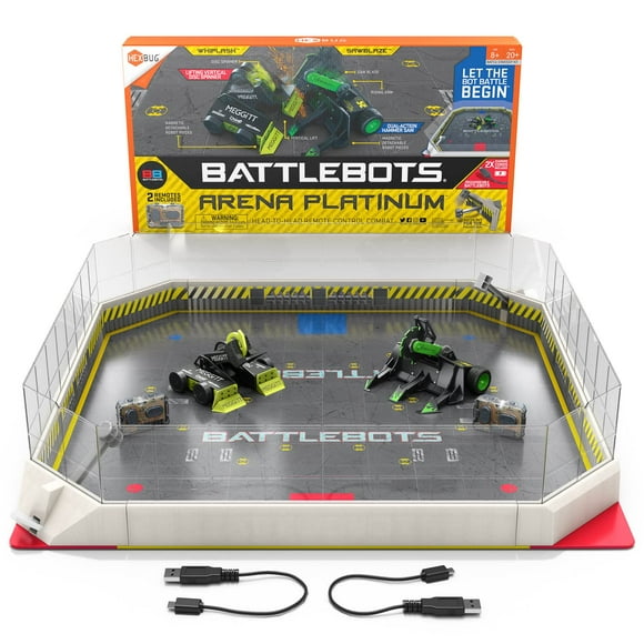 HEXBUG BattleBots Arena Platinum - Multiplayer Remote Control Robot Toy for Kids - For Boys and Girls Ages 8 and Up
