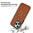 thumbnail image 3 of Case for iPhone 15 Pro Max,Decase PU Leather Shockproof Case Business Vintage Elegant Protective Back Phone Shell With Ring Kickstand Holder,for iPhone 15 Pro Max - brown, 3 of 7