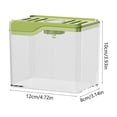 thumbnail image 3 of Leodye 1PCS Réservoir de Poissons Rouges Transparent de Bureau Petit Esthétique Maison Salon Mini Aquarium de Table Aménagement Paysager Réservoir -4.72x3.94x3.14 Po, 3 of 6