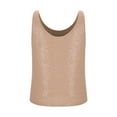 thumbnail image 4 of Womens Sequin Tank Top Sleeveless Summer Casual Loose Fit Basic Camisole Scoop Neck Sparkle Shimmer Shirts, 4 of 7