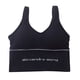 thumbnail image 1 of Sonducket Top corto con tirantes deportivos para mujer, ropa interior deportiva para niña, sujetador con tirantes transpirables para Chinlon, lencería Ropa interior negro, 1 of 1