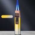 thumbnail image 1 of Torche à Butane, Briquet Torche de Cuisine Rechargeable et Réglable, Flamme Réglable Coupe-Vent pour Cuisson en Extérieur, Cadeaux pour Homme (Gaz Non Inclus), 1 of 8