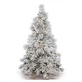 thumbnail image 1 of Vickerman 90" PVC Alberta Artificial Christmas Tree with LED Lights in White, 1 of 3