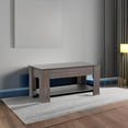thumbnail image 2 of FDW Lift Top Coffee Table, Hidden Compartment and Storage Shelf Wooden Lift Tabletop for Home Living Room Reception Room Office (Espresso), 2 of 8