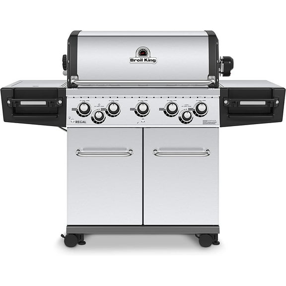 Broil King 958347 Regal S590 Pro Gas Grill, 5-Burner, Stainless Steel