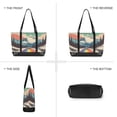 thumbnail image 6 of FORMRS Canvas Laptop Tote Bag for Women with 15.6" Computer Compartments Shoulder Handbag, Colorful Road at Night, 6 of 7