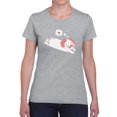 thumbnail image 1 of Relaxing Pug In Love T-Shirt Women -Smartprints Designs, Female x-Large, 1 of 4