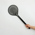 thumbnail image 6 of Turning Pizza Peel 9" Aluminum Round Perforation Pizza Peel with 24Inch Total Length Outdoor Pizza Oven Accessories, 6 of 8