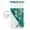 Blue, variant on No Hook Plumeria Coastal Shower Curtain with Snap in Liner Set, Summer Beach Teal Blue Ocean Waterproof Fabric Bathroom Curtains with See Through Top Window, Hotel Style Modern 66 x 72 Inch