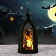 thumbnail image 3 of 6.69 Inch Halloween LED Candle Lantern with Spider and Pumpkin Design Battery Operated Hanging or Tabletop Decor for Indoor Outdoor Home Room Door Party Garden Spooky Decorations, 3 of 3