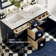 thumbnail image 4 of Eviva Epic Transitional Blue Bathroom Vanity, 4 of 7