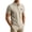Khaki A, variant on Enjoytime Men's Golf Shirts Print Collared Short Sleeve Shirt Casual Stretch Lightweight Shirts