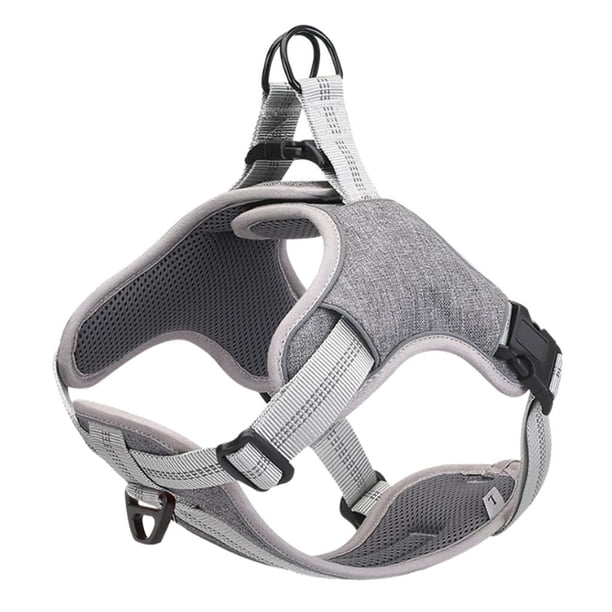 Arnés para perros Entrenamiento de para Gris l Gloria Arnés de chaleco suave ajustable