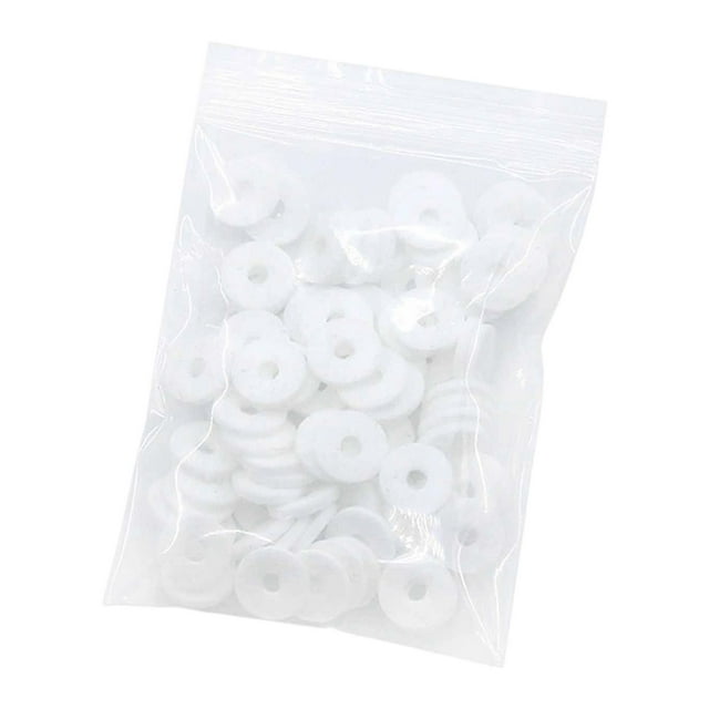 Arandelas de repuesto para almohadillas de fieltro, arandelas de equilibrio compactas, arandelas de ajuste para riel frontal de fieltro, paquete de 90