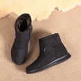 thumbnail image 2 of adviicd Wide Width Women's Boots Women's Shoes Boots Soled Thick Short Colorblock Wedges Fashion women's boots, 2 of 5