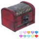 thumbnail image 2 of 1 juego de gemas acrílicas de juguete para niños con caja de cofre del tesoro pirata, 2 of 7