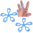 thumbnail image 4 of 2Pcs Plastic Guitar Force Finger Enhancer Hand Grip Finger Trainer Finger Exerciser(Blue), 4 of 9