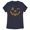 Navy Blue, variant on Women's Lost Gods Halloween Jack-o'-Lantern Wink Graphic Tee Athletic Heather Small