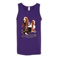 thumbnail image 2 of If It's Not a Bassett Hound Its Just a Dog Gift | Mens Dog Lover Graphic Tank Top, Purple, Medium, 2 of 3