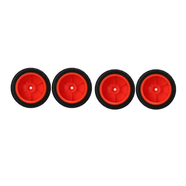 Pneus RC, Texture d'Inégalités Profondes, Haute Résistance à l'Usure, Pneus de Voiture RC 1/10 pour Voiture de Sport à Plat 1/10 Rouge