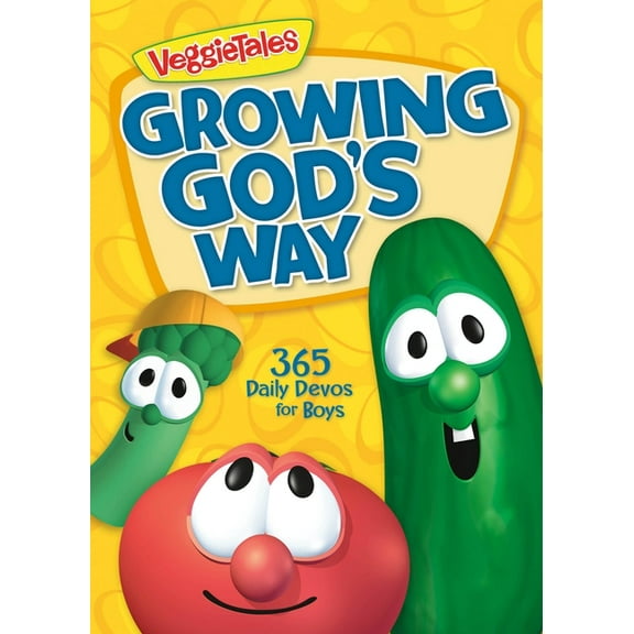 VeggieTales Growing God's Way: 365 Daily Devos for Boys, (Paperback)