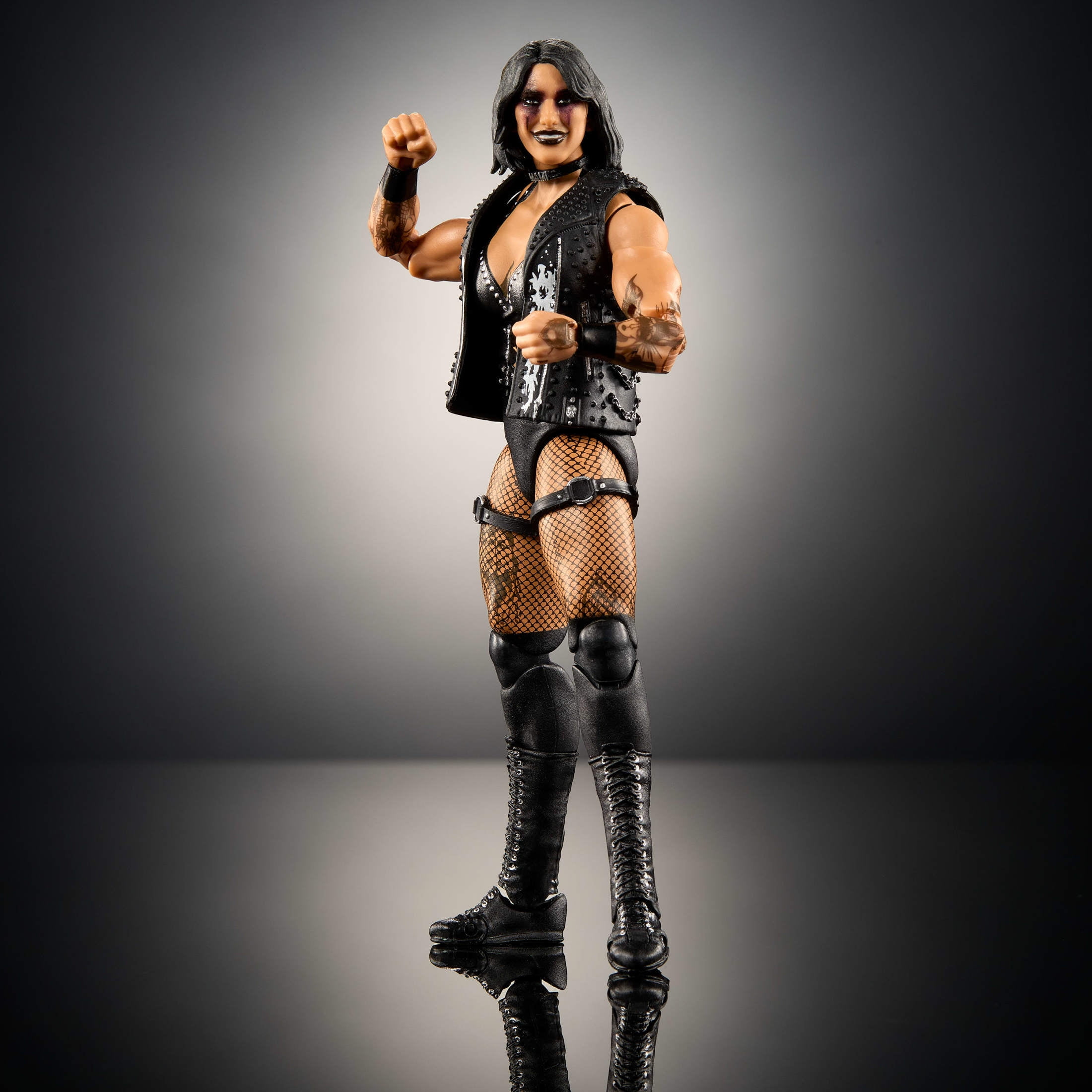 WWE Elite Rhea Ripley Action Figure, Series #117 6-inch Collectible with Articulation & Accessories