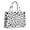 White And Black-1, variant on Large Capacity Tote Bag,White and Black Of Leopard Print Handbag Fashion Luxury Tote Bag,15.7"x13"x 5.1" Inches,Laptop Compatible